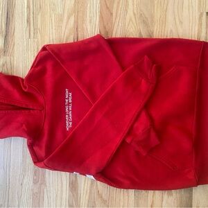 Red Graphic Hoodie